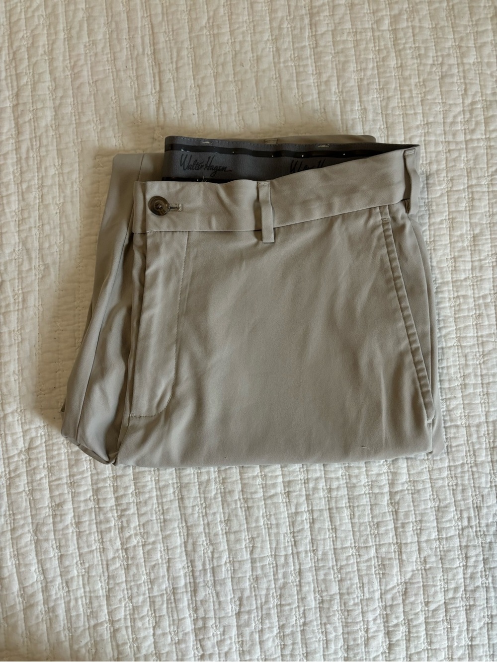 34x30 Walter Hagen Light Gray Golf Pants